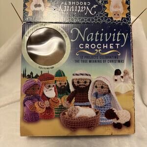 Nativity Crochet Mary & Baby Jesus Plus 12 Projects True Meaning of Christmas